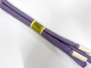 未使用品　正絹　無形文化財　道明製　手組帯締め